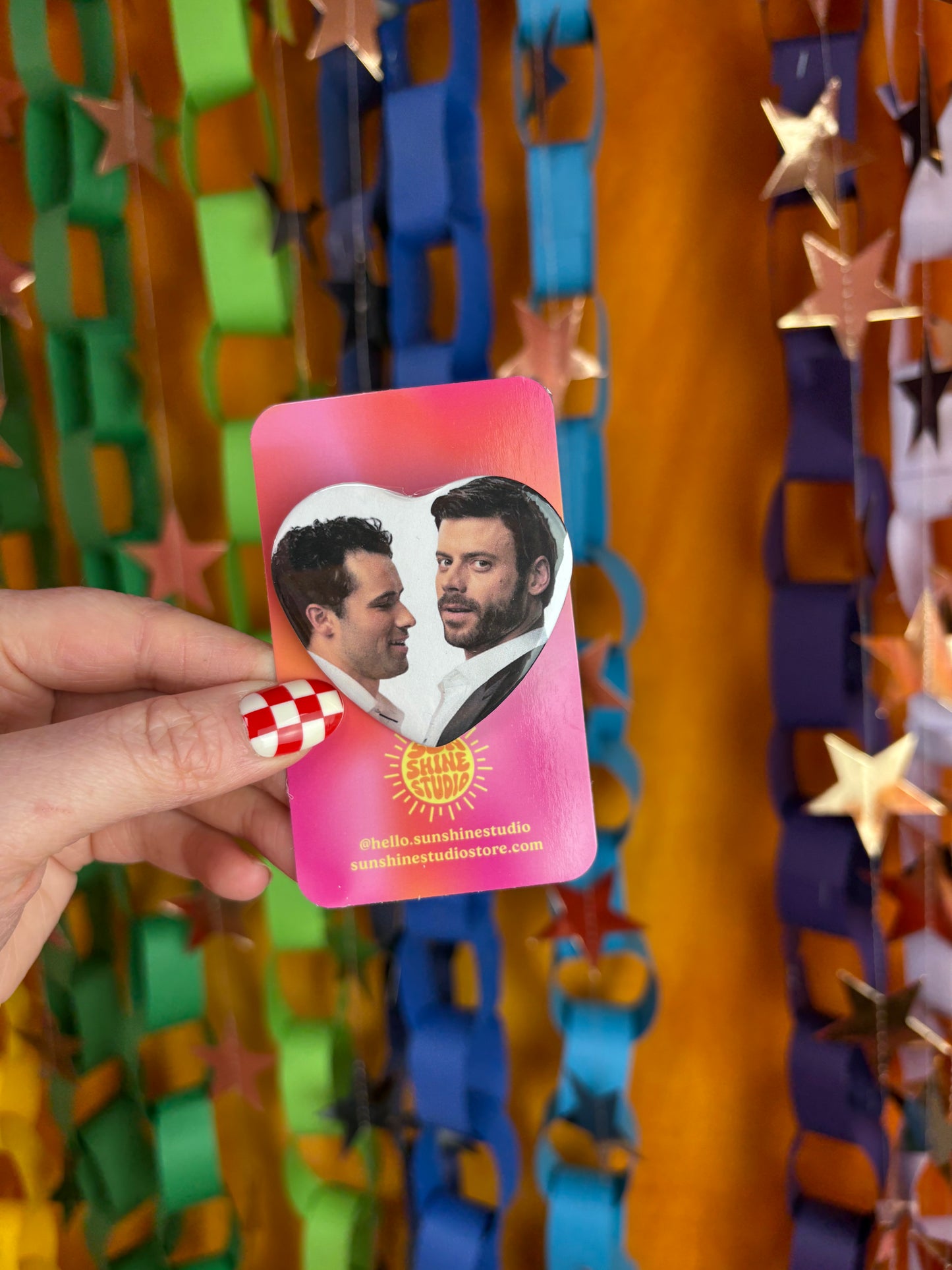 Scott and Kip Heated Rivalry Pin