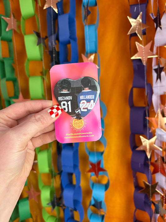 Jersey Heated Rivalry Pin