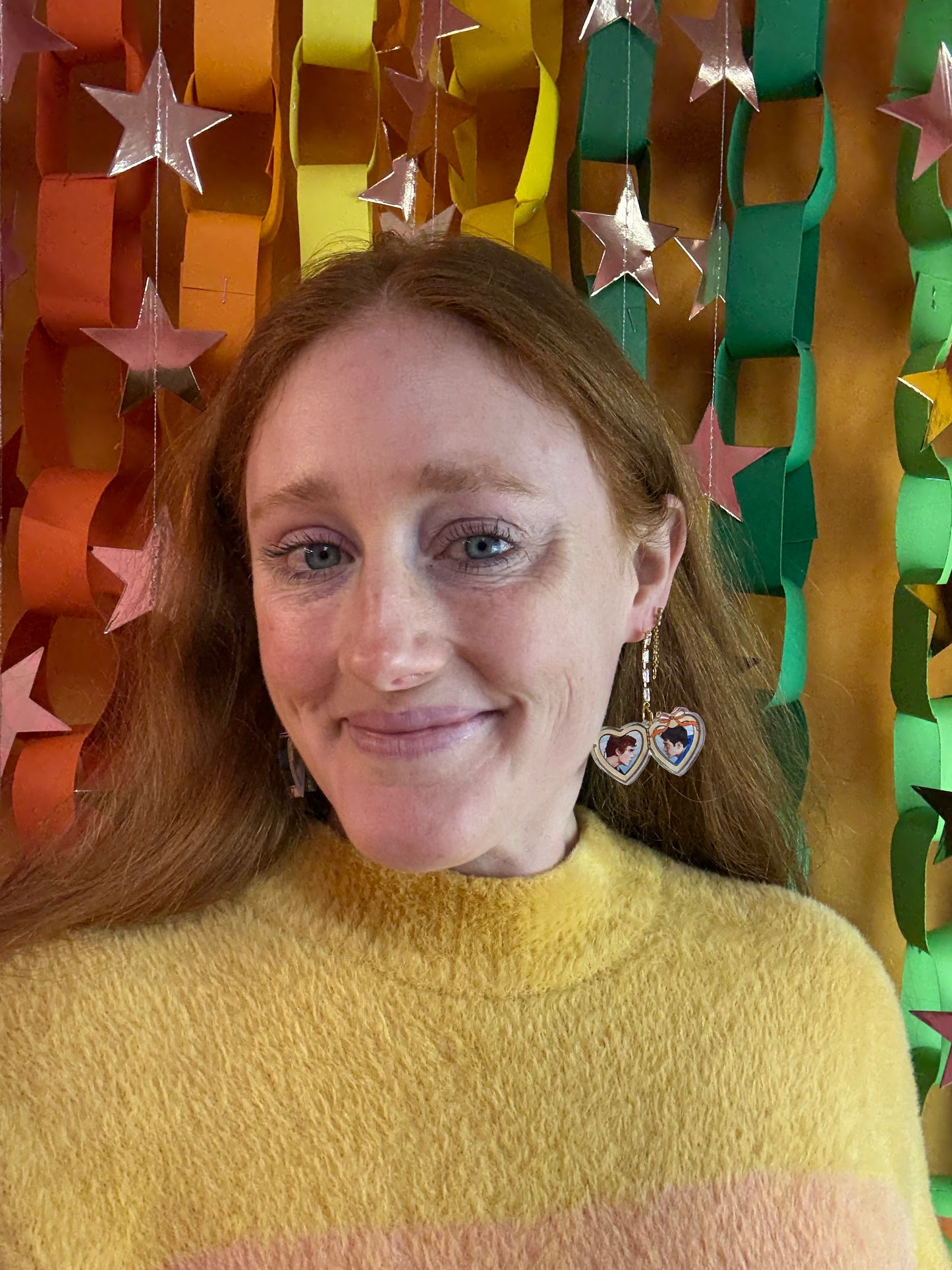 Shane and Ilya Locket Heated Rivalry Earrings