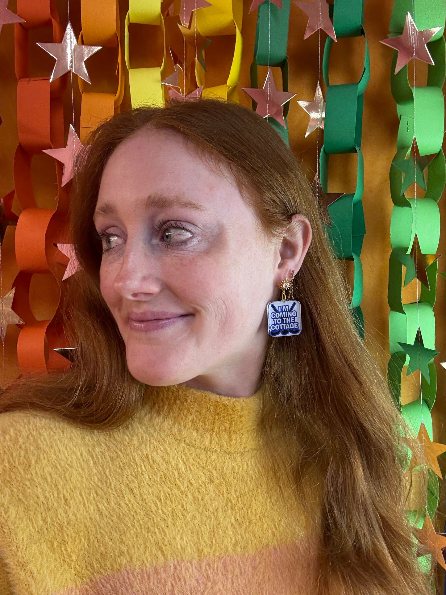 I’m Coming to the Cottage Heated Rivalry Earrings