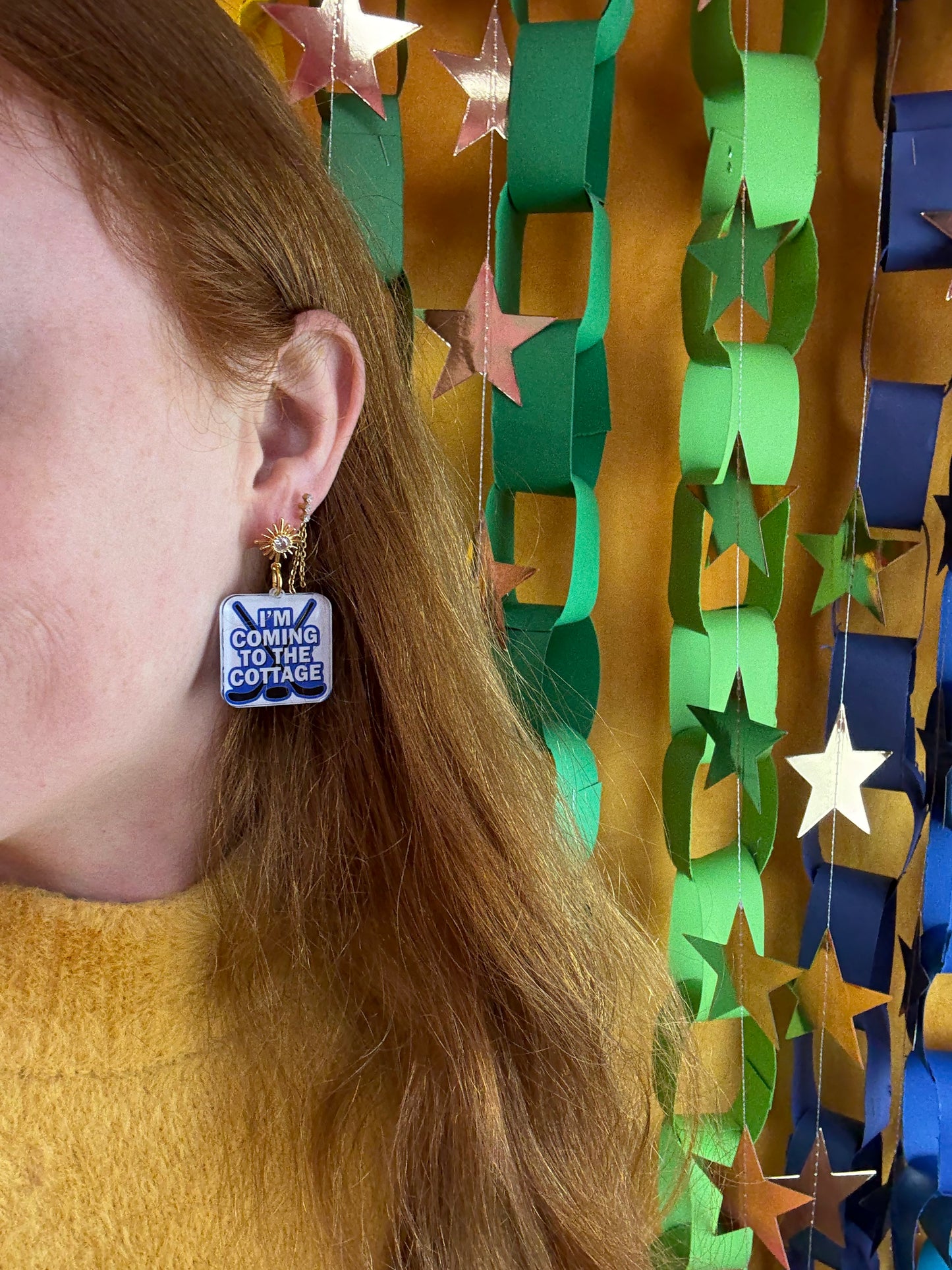 I’m Coming to the Cottage Heated Rivalry Earrings