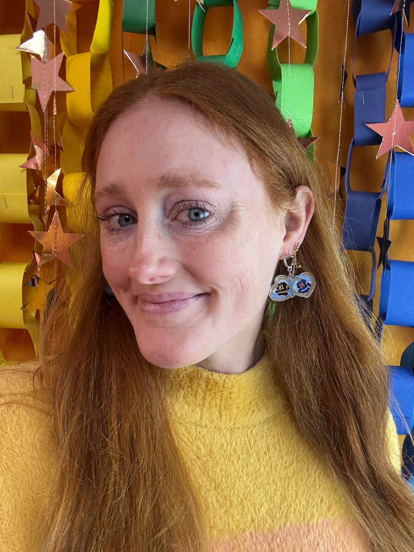 Heated Rivalry Jersey Earrings