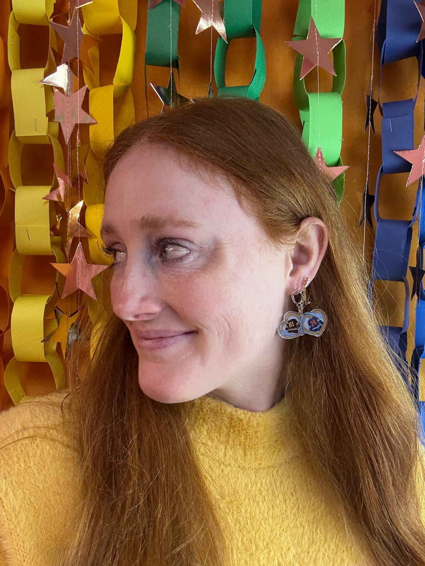 Heated Rivalry Jersey Earrings