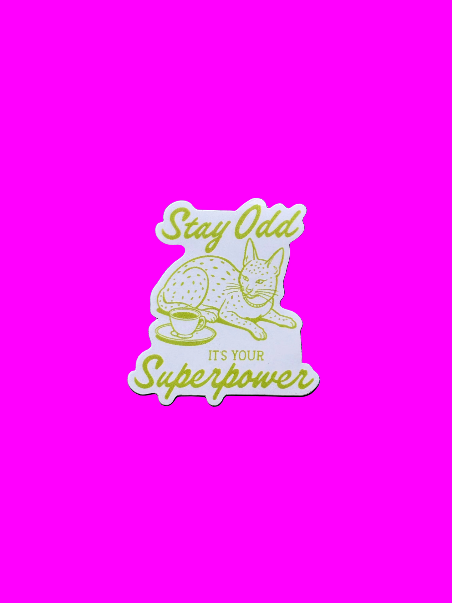 “Stay Odd, It’s Your Superpower” Sticker