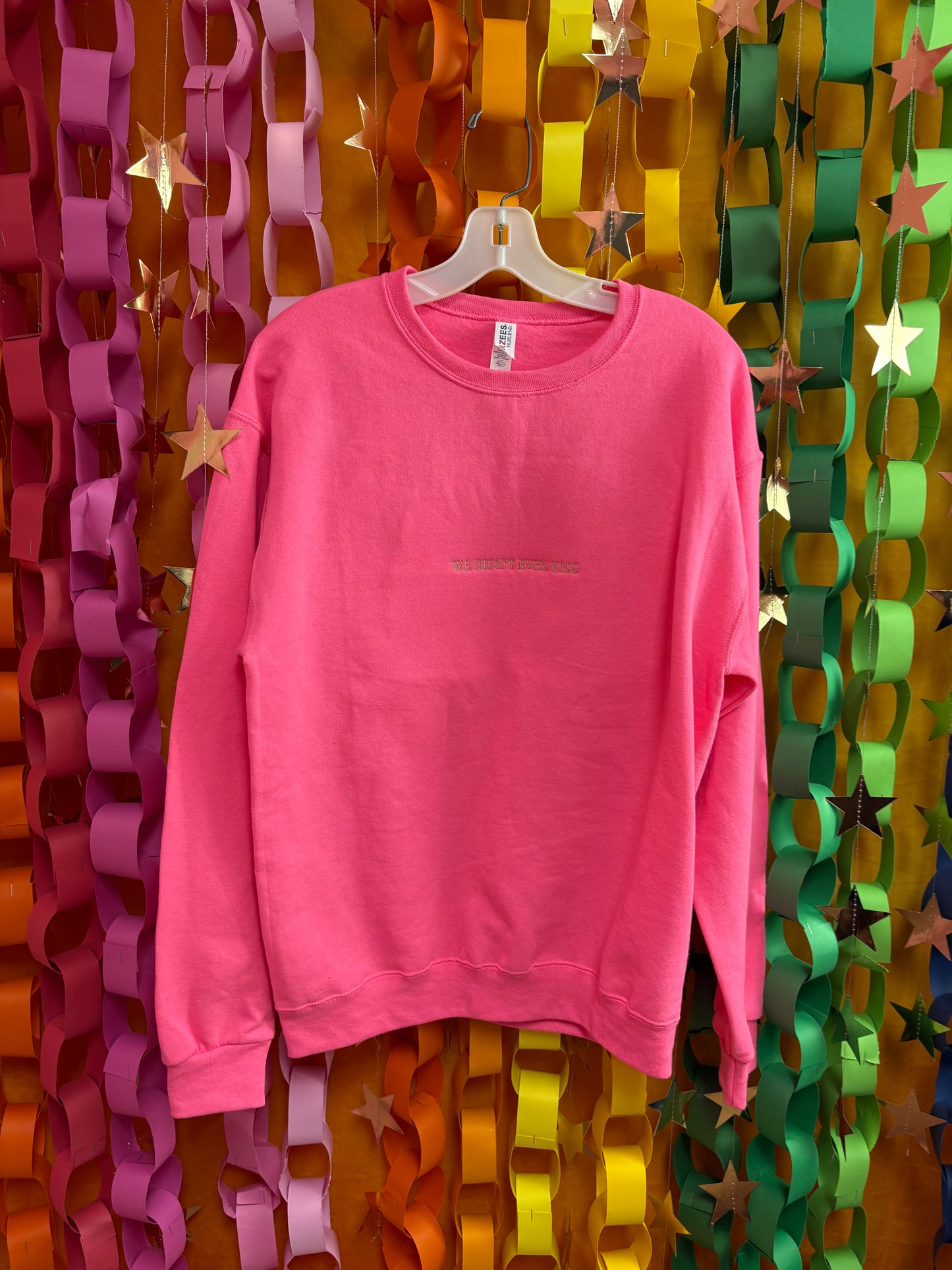 "We didn't even kiss" Heated Rivalry Embroidered Top