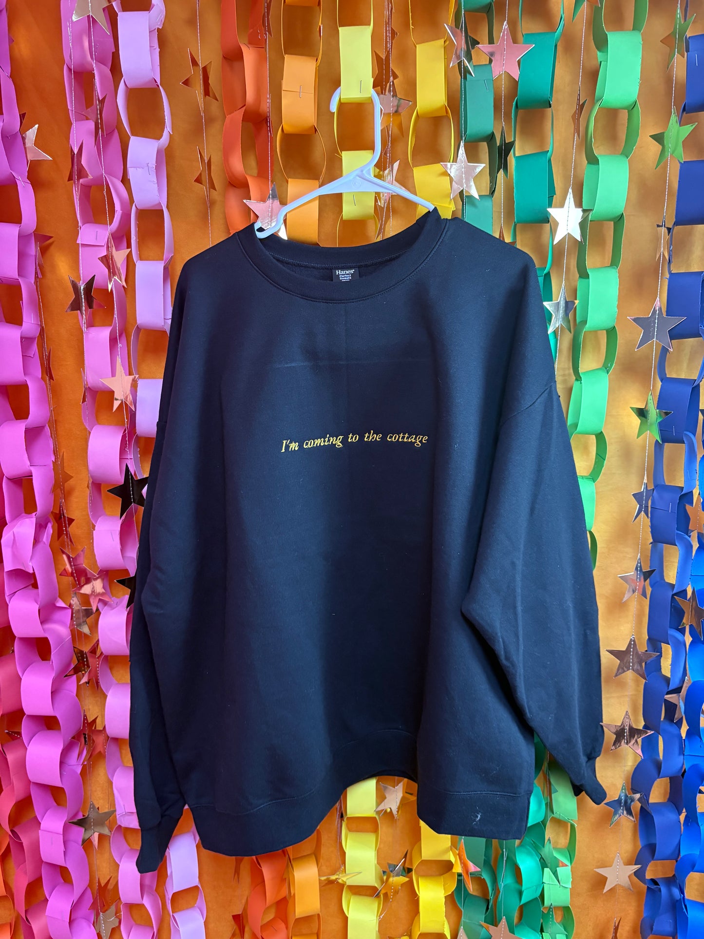 "I'm coming to the cottage" Heated Rivalry Embroidered Top