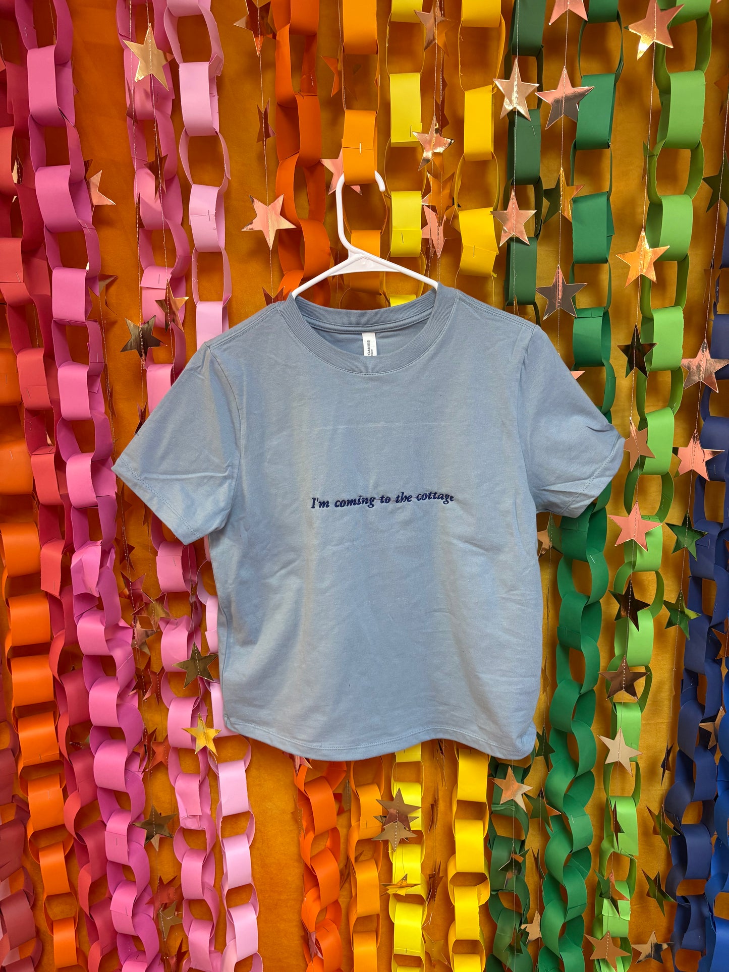 "I'm coming to the cottage" Heated Rivalry Embroidered Top