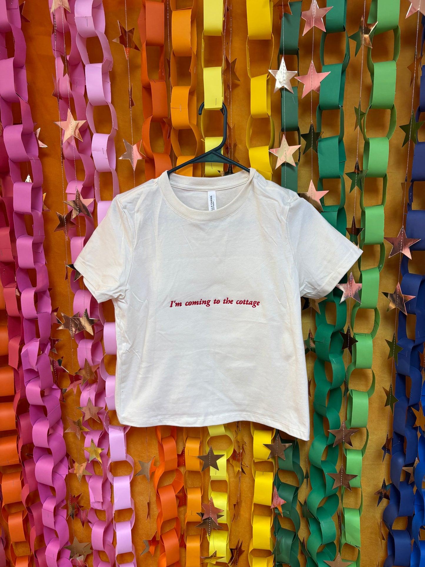 "I'm coming to the cottage" Heated Rivalry Embroidered Top