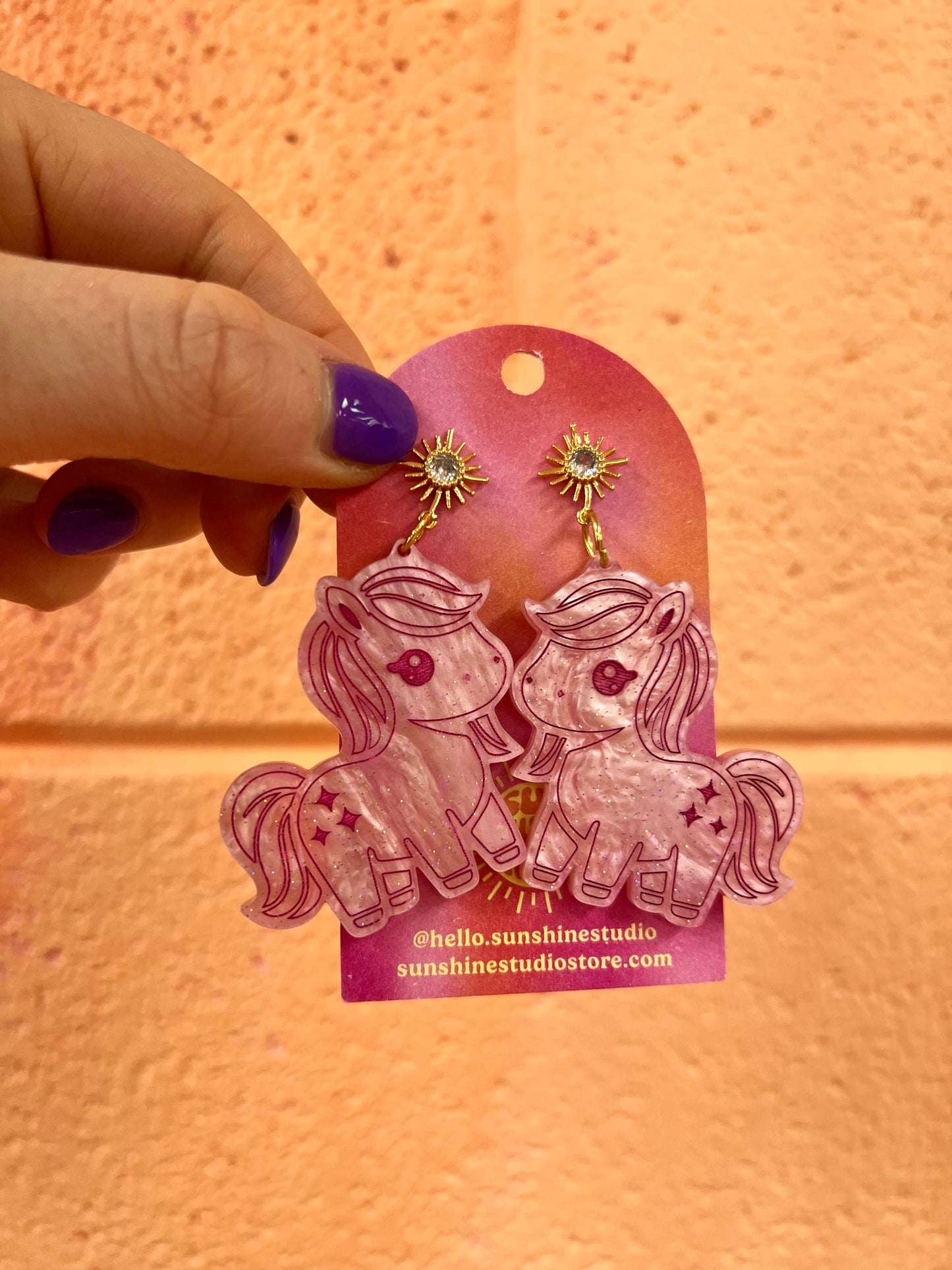 Pink Pony Chappell Roan Earrings