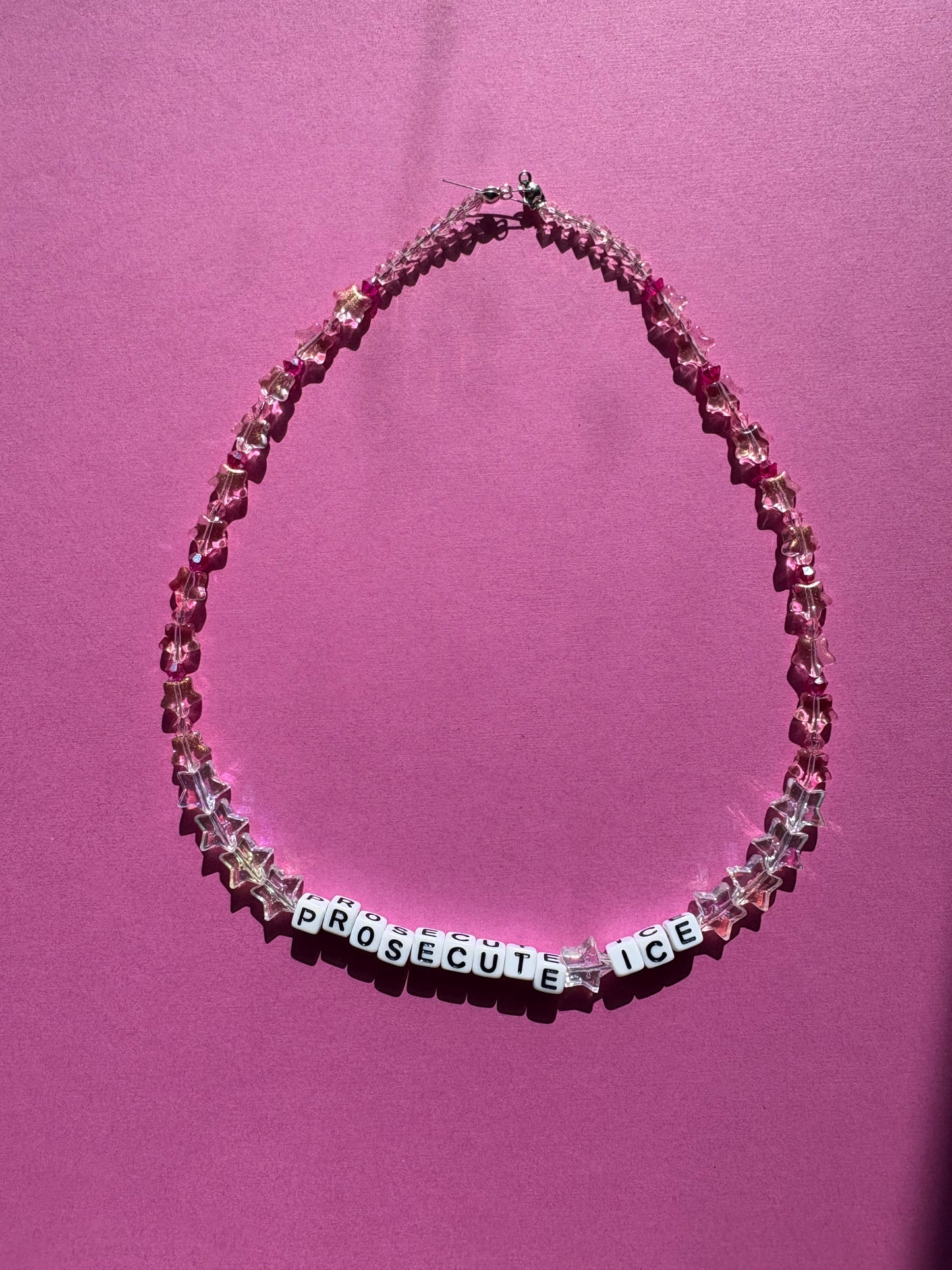Prosecute ICE star necklace