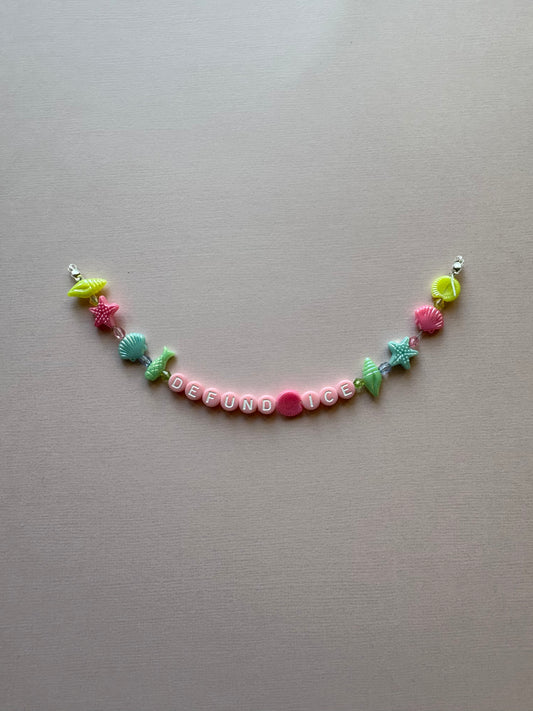 DEFUND ICE colorful fish phone charm or bracelet