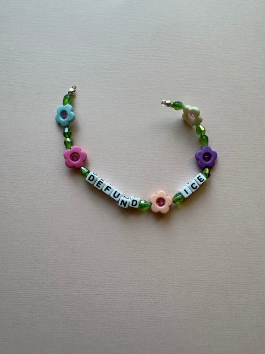 DEFUND ICE spring flowers phone charm or bracelet