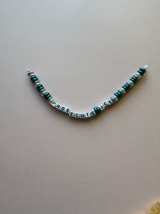 PROSECUTE ICE cool color beads phone charm or bracelet