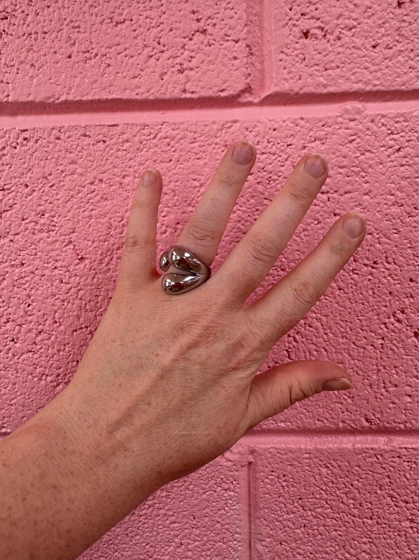 Three Prong Titanium Ring