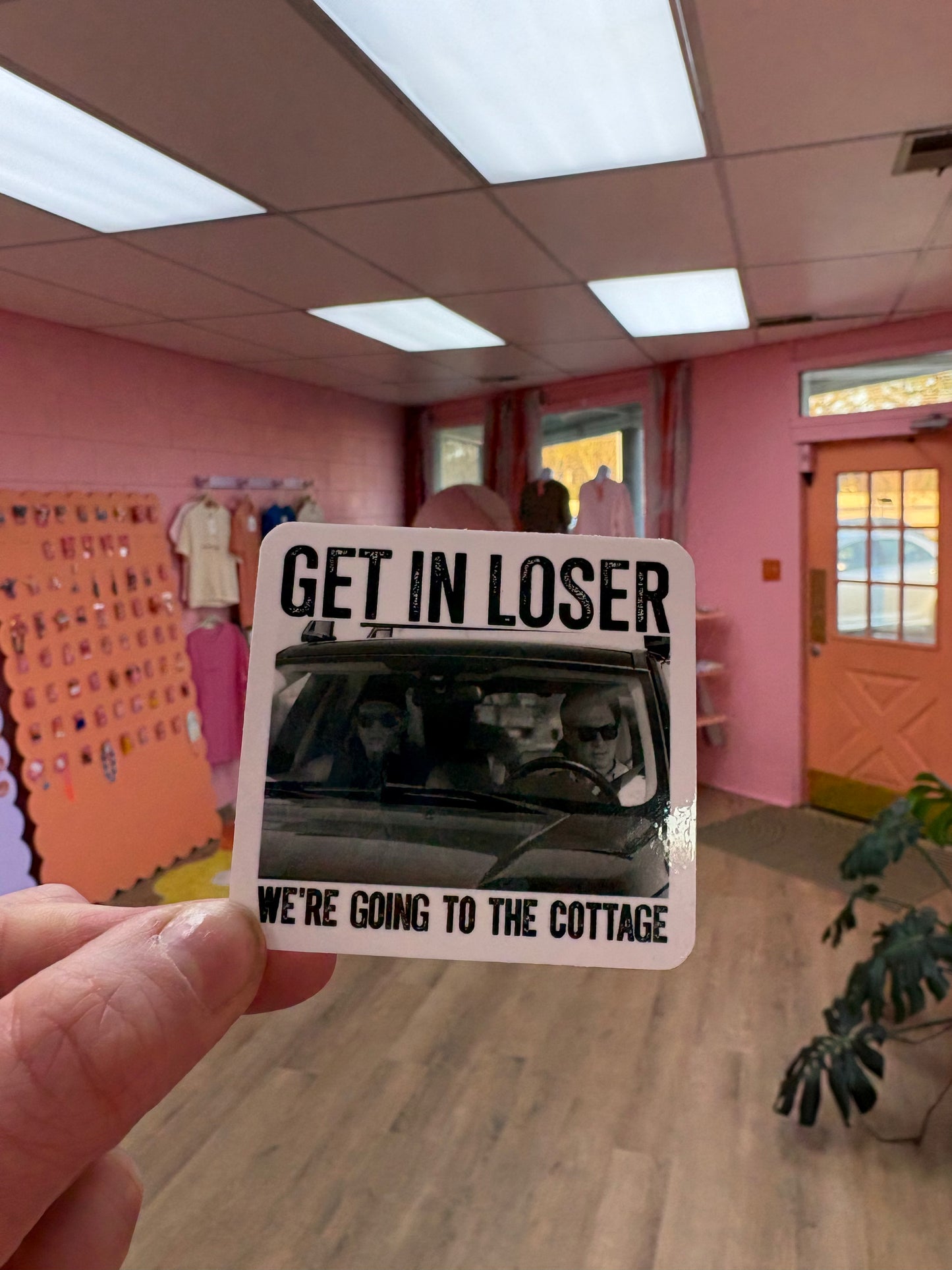 “Get in Loser…Cottage” Heated Rivalry Sticker