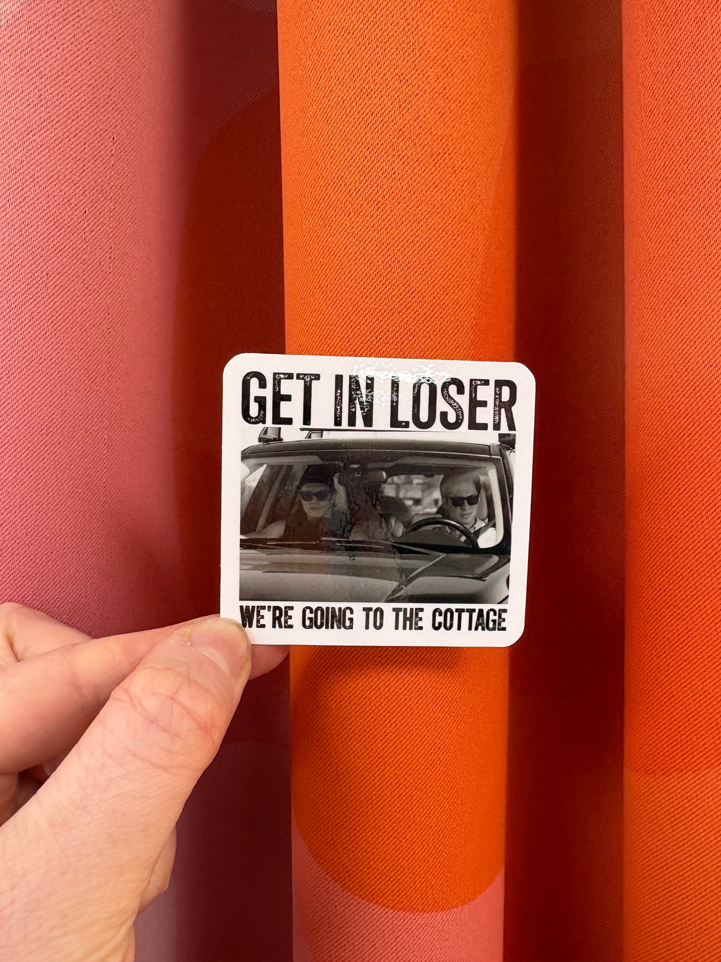 “Get in Loser…Cottage” Heated Rivalry Sticker