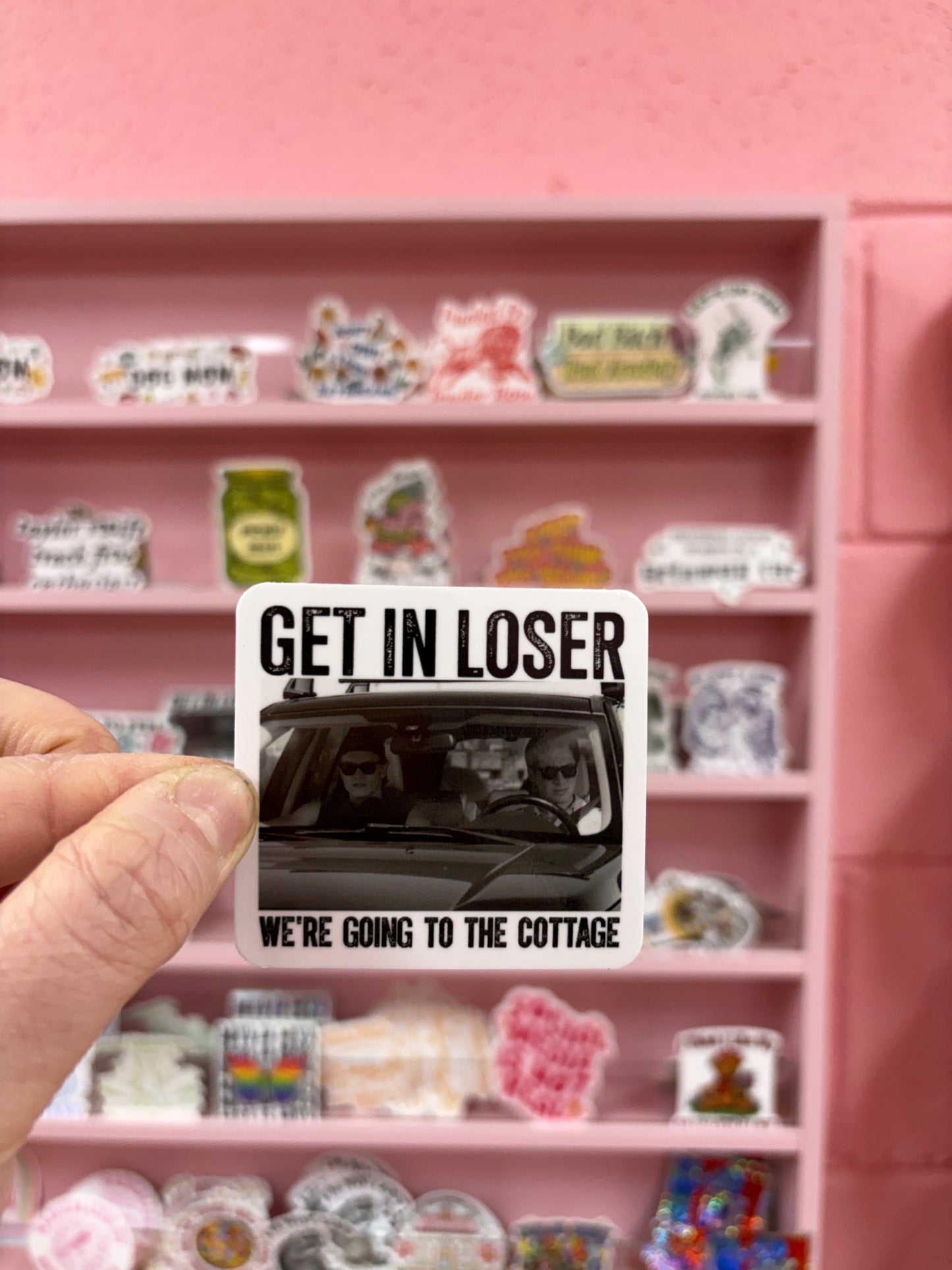 “Get in Loser…Cottage” Heated Rivalry Sticker