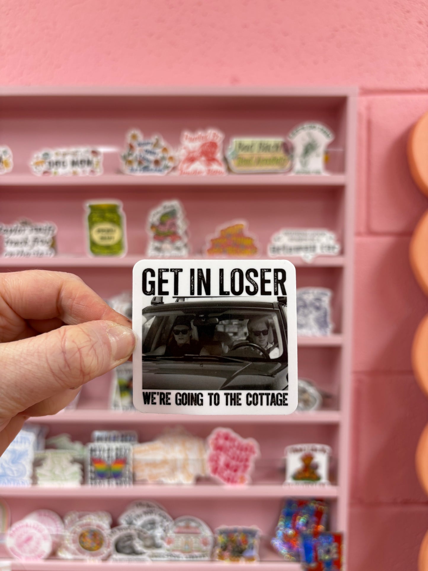 “Get in Loser…Cottage” Heated Rivalry Sticker