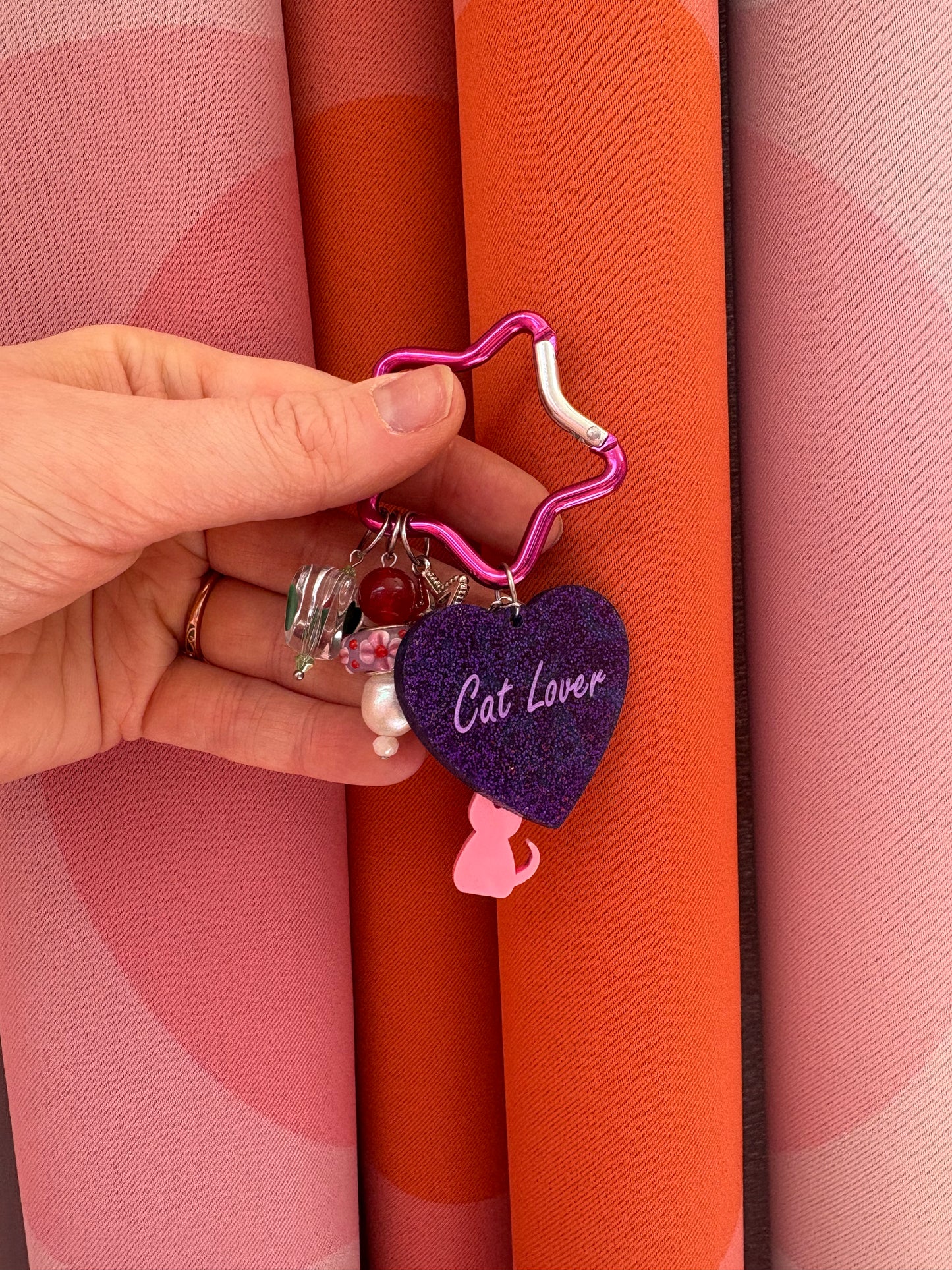 Cat or Dog Lover Bag Charm