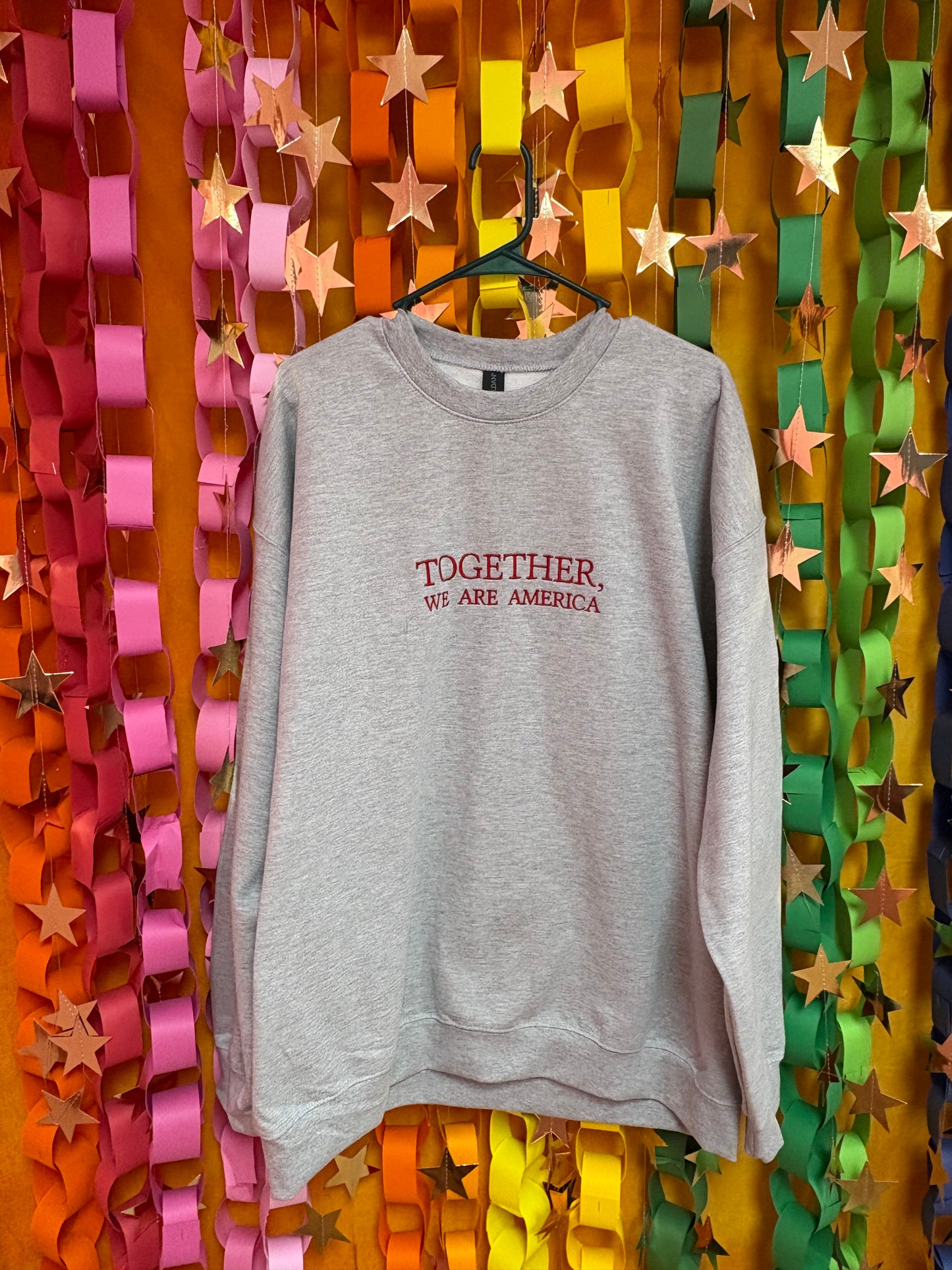 *Pre-Order* "Together, we are America" Crewneck