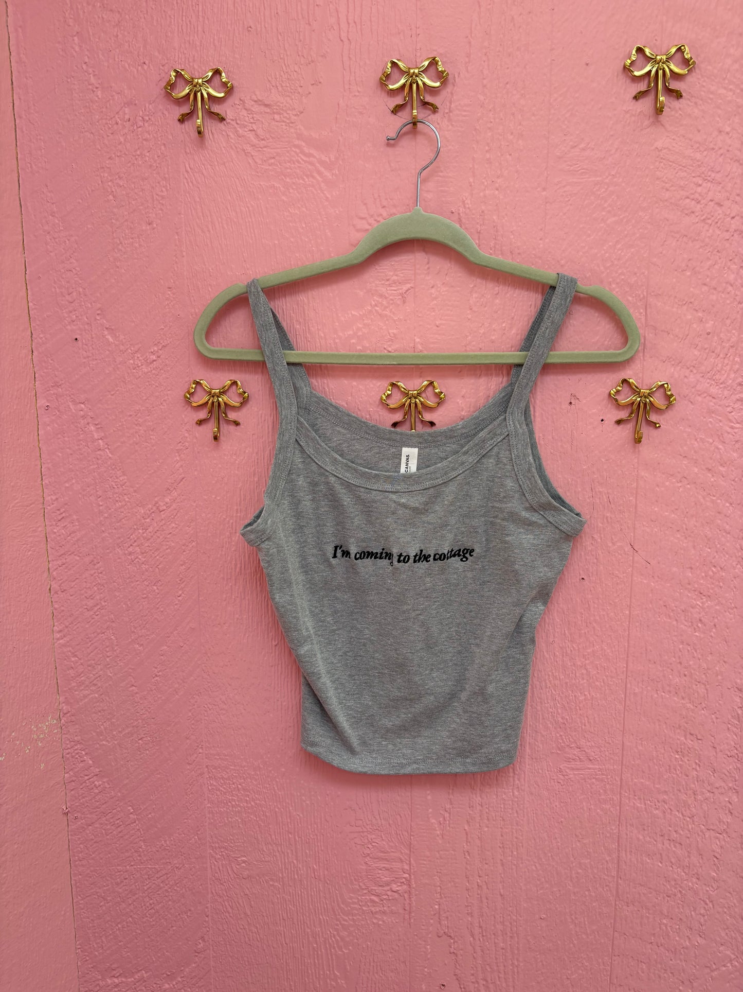 "I'm coming to the cottage" Heated Rivalry Embroidered Top
