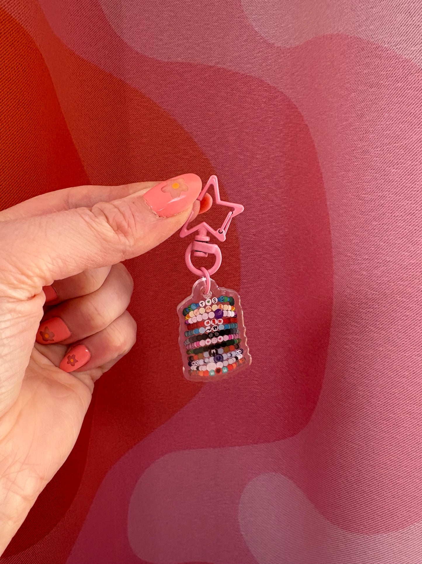 12 Eras Frienship Bracelet Bag Charm