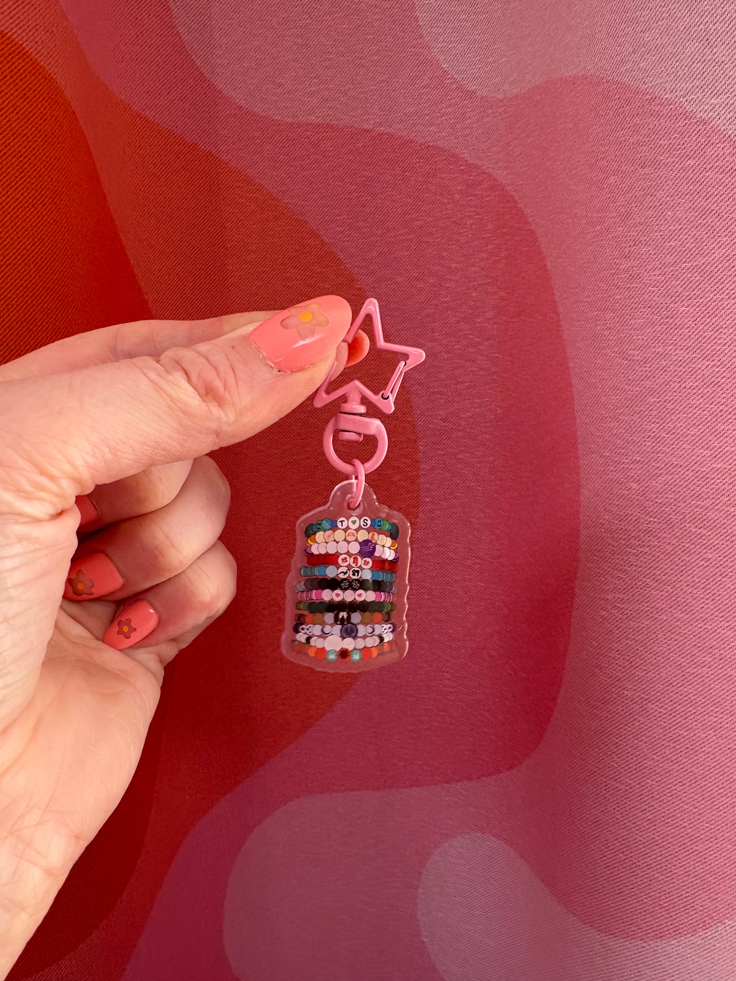 12 Eras Frienship Bracelet Bag Charm