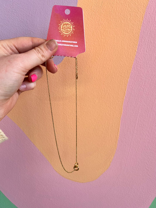 Double circle Necklace
