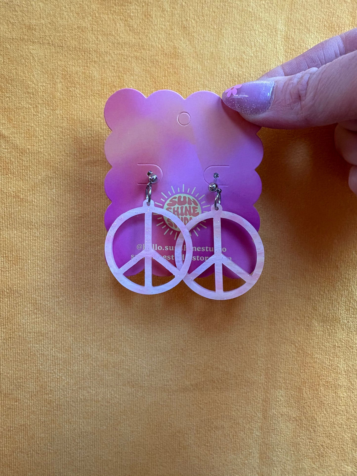 Peace Sign Earrings
