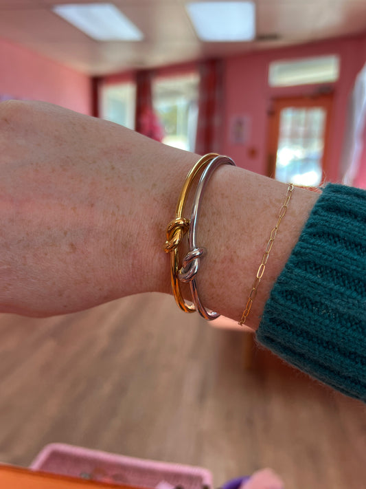 Titanium Knotted Bracelet
