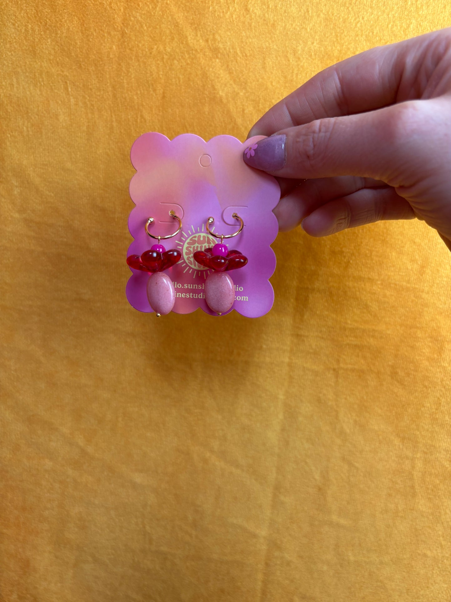 Genuinely Lovely Flower Earrings