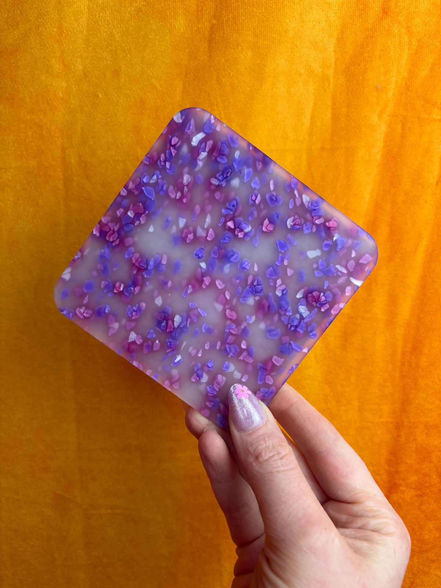 Colorful Rounded Edge Coaster