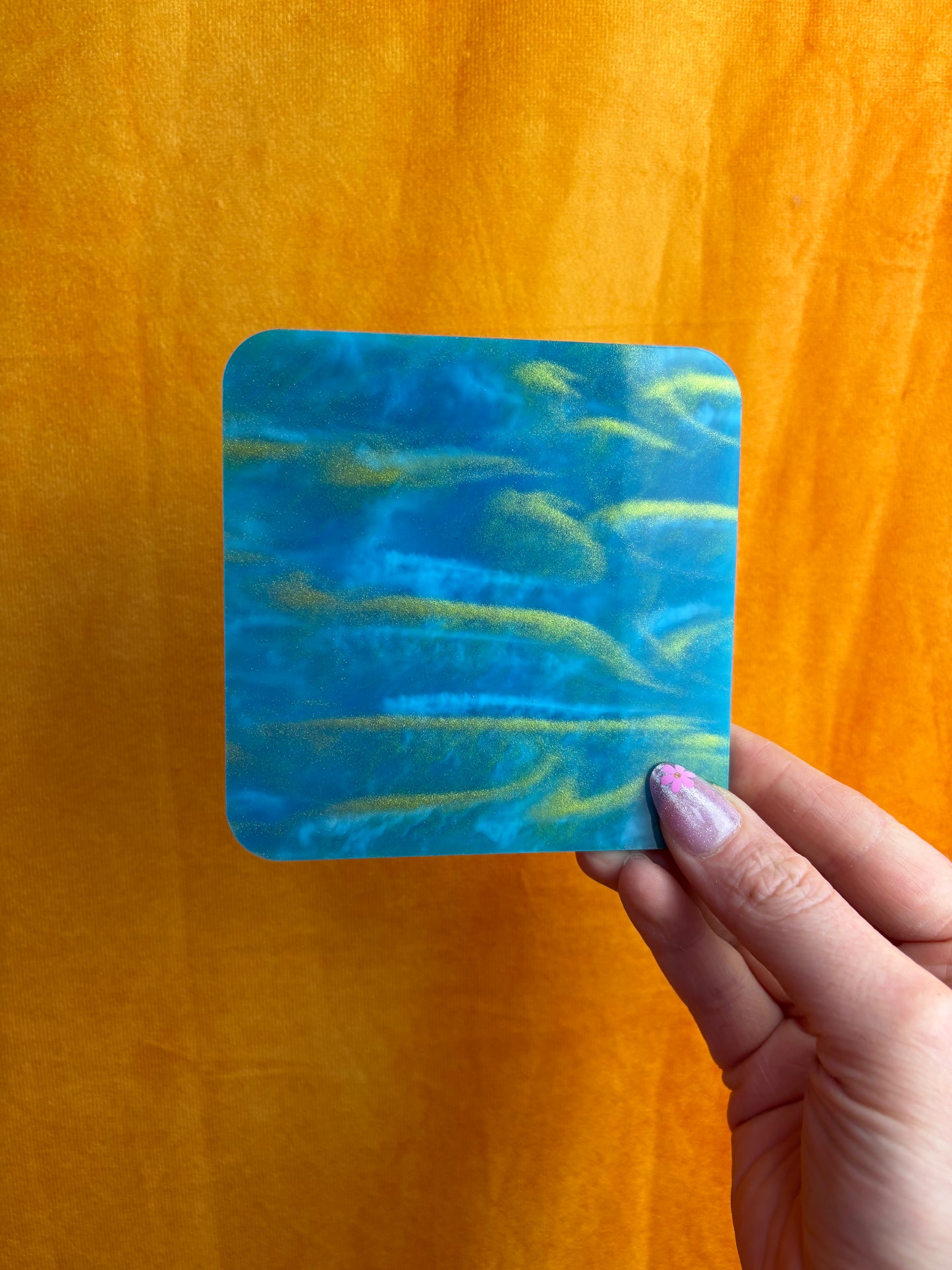 Colorful Rounded Edge Coaster