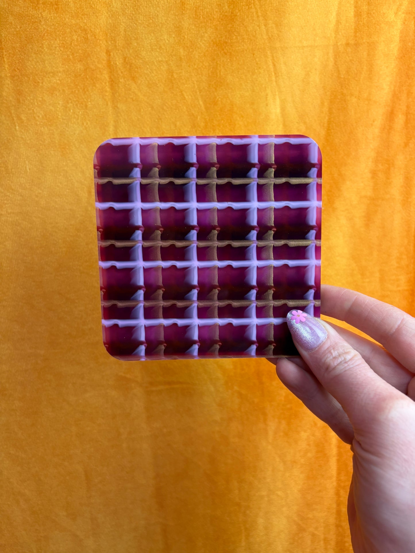 Colorful Rounded Edge Coaster