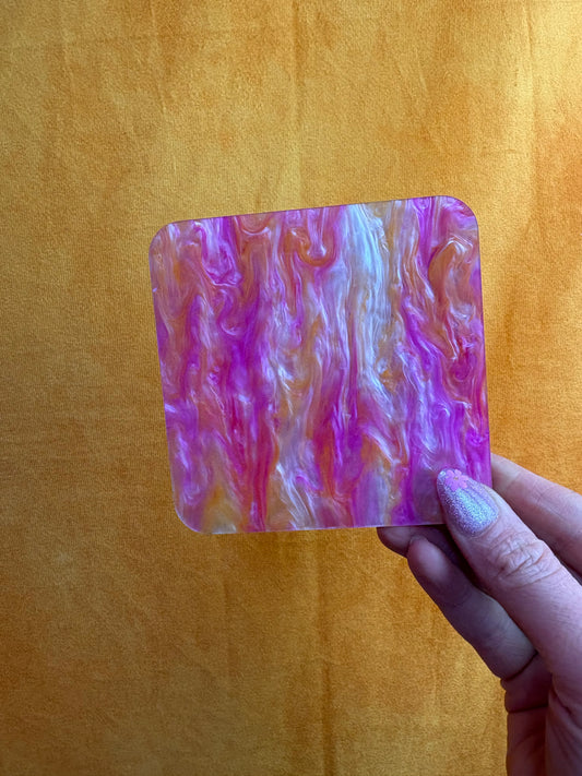 Colorful Rounded Edge Coaster