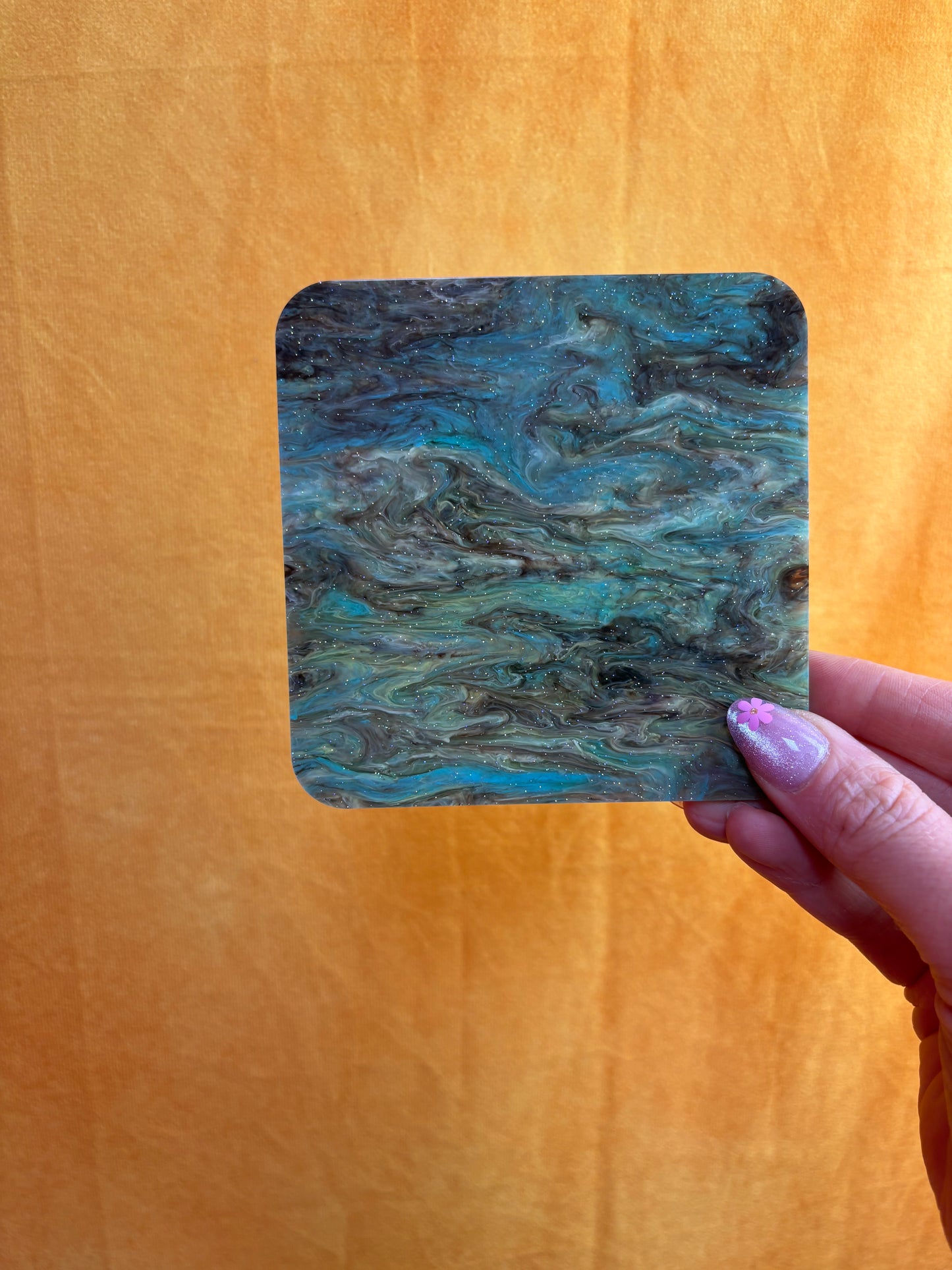 Colorful Rounded Edge Coaster