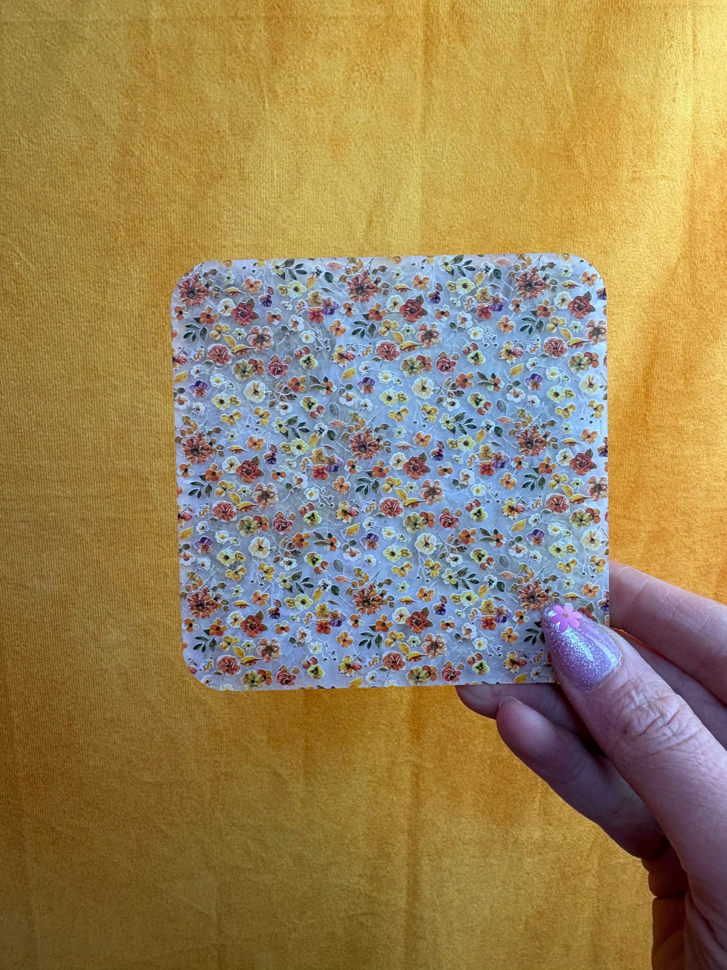 Colorful Rounded Edge Coaster