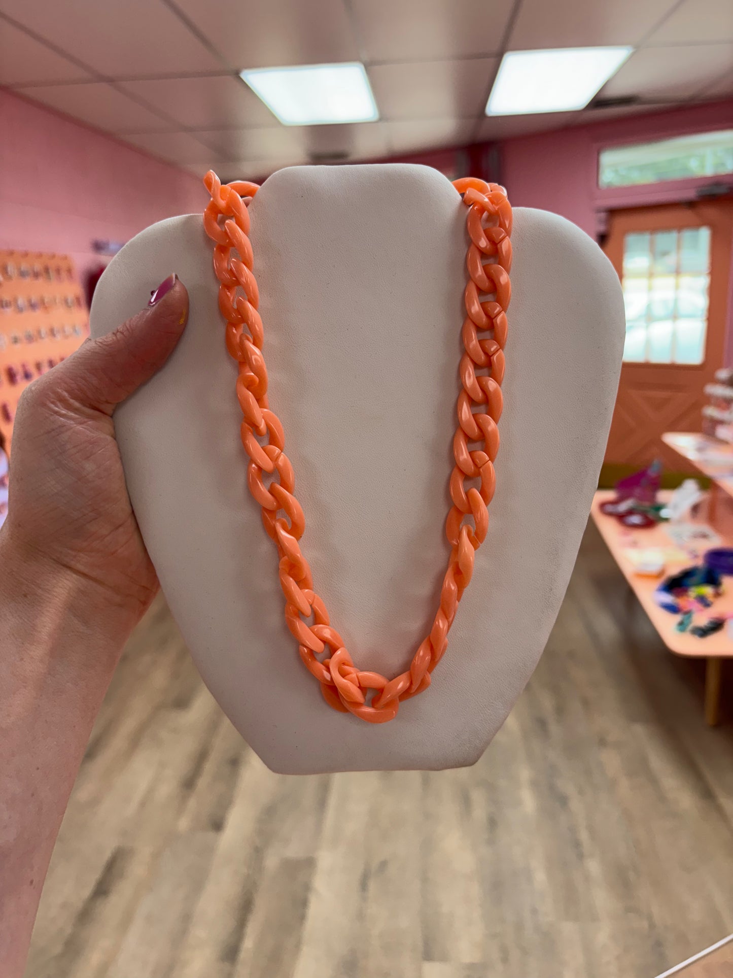 Chunky Acrylic Chain Necklace