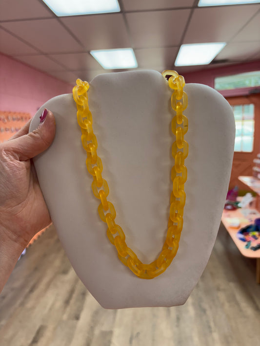 Chunky Acrylic Chain Necklace