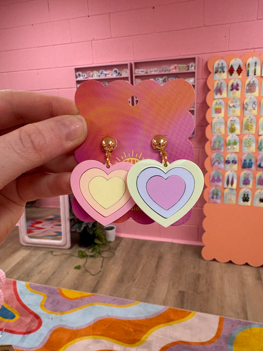 Retro Sweetheart Earrings