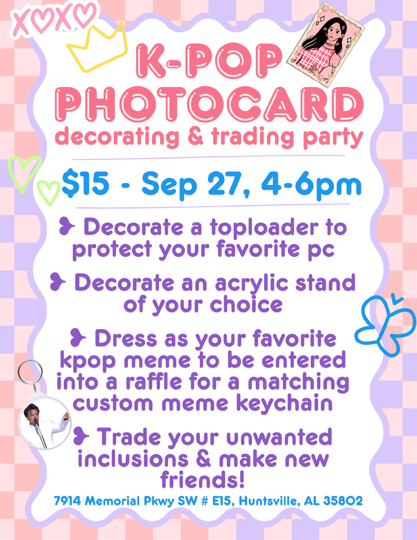 K-POP Photocard Decorating & Trading Party