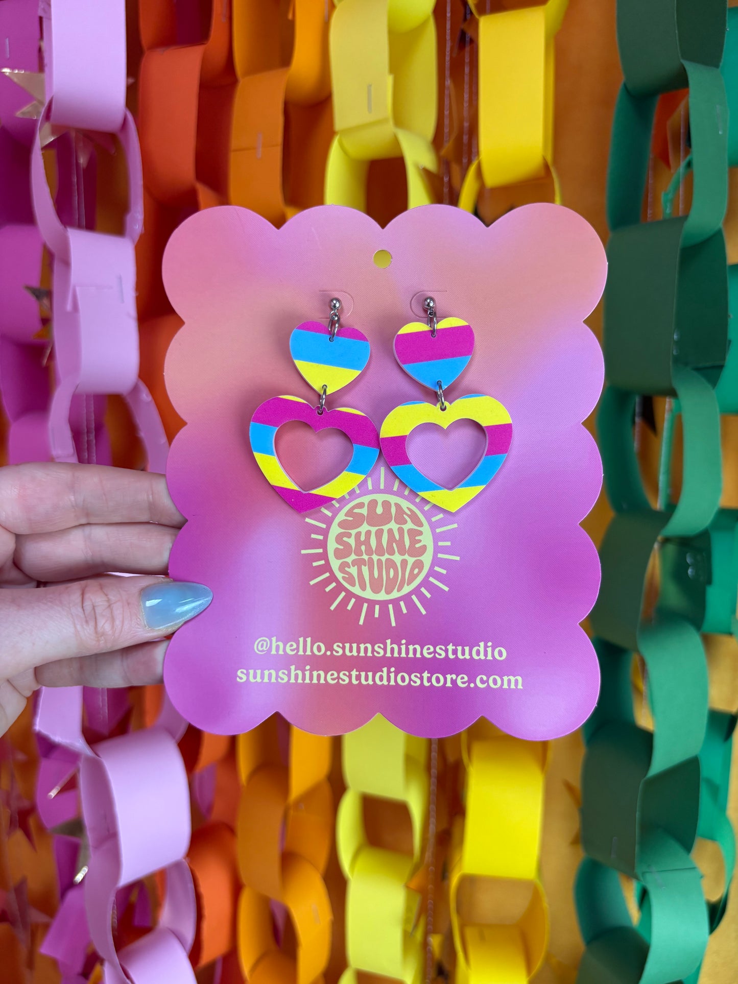 Love is Love Heart Cutout Earrings