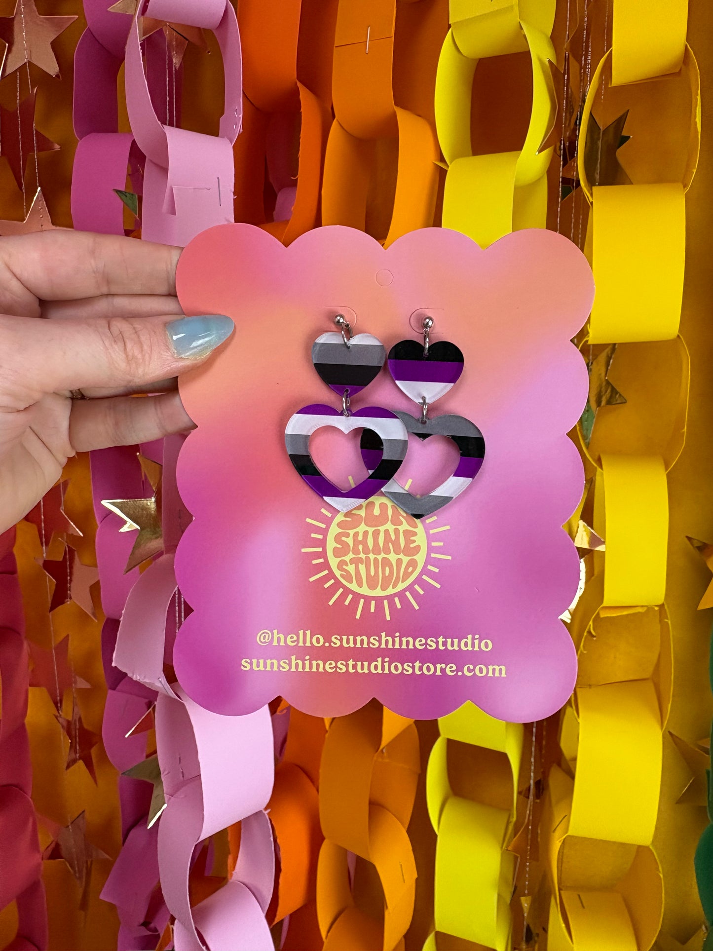 Love is Love Heart Cutout Earrings