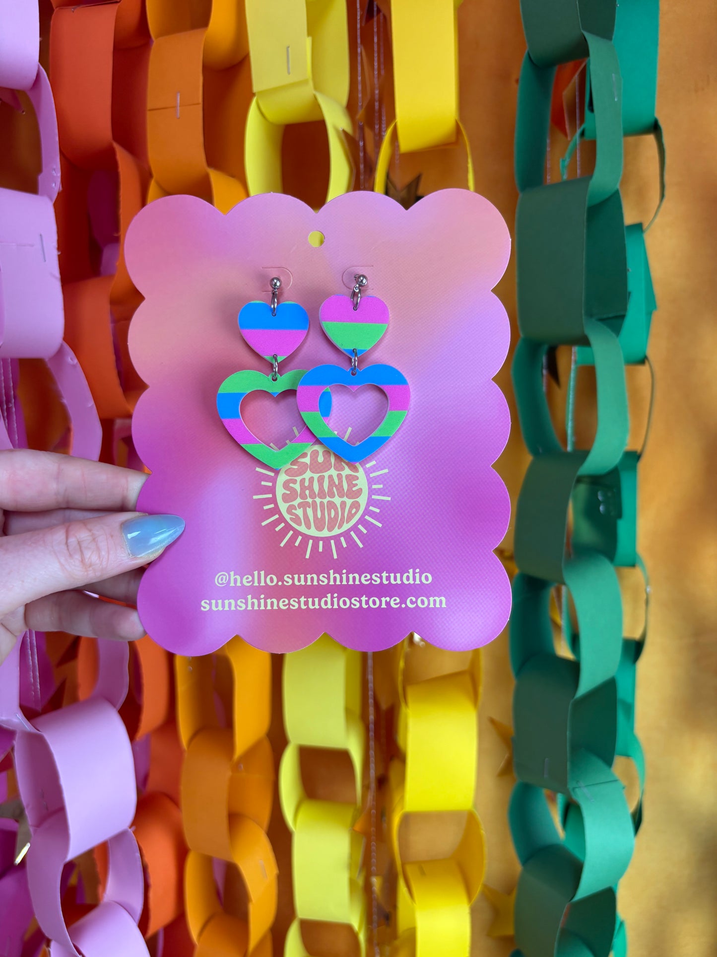 Love is Love Heart Cutout Earrings