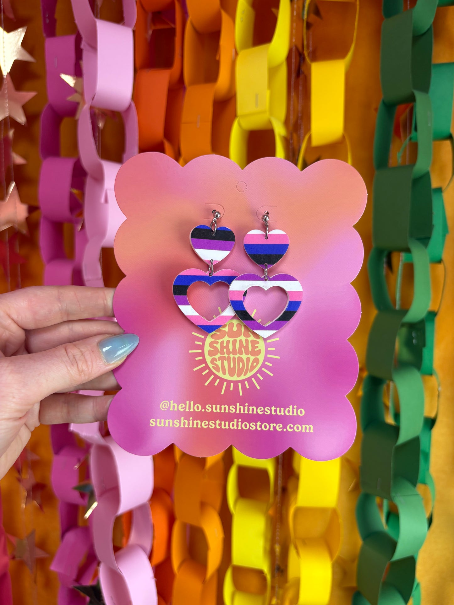 Love is Love Heart Cutout Earrings