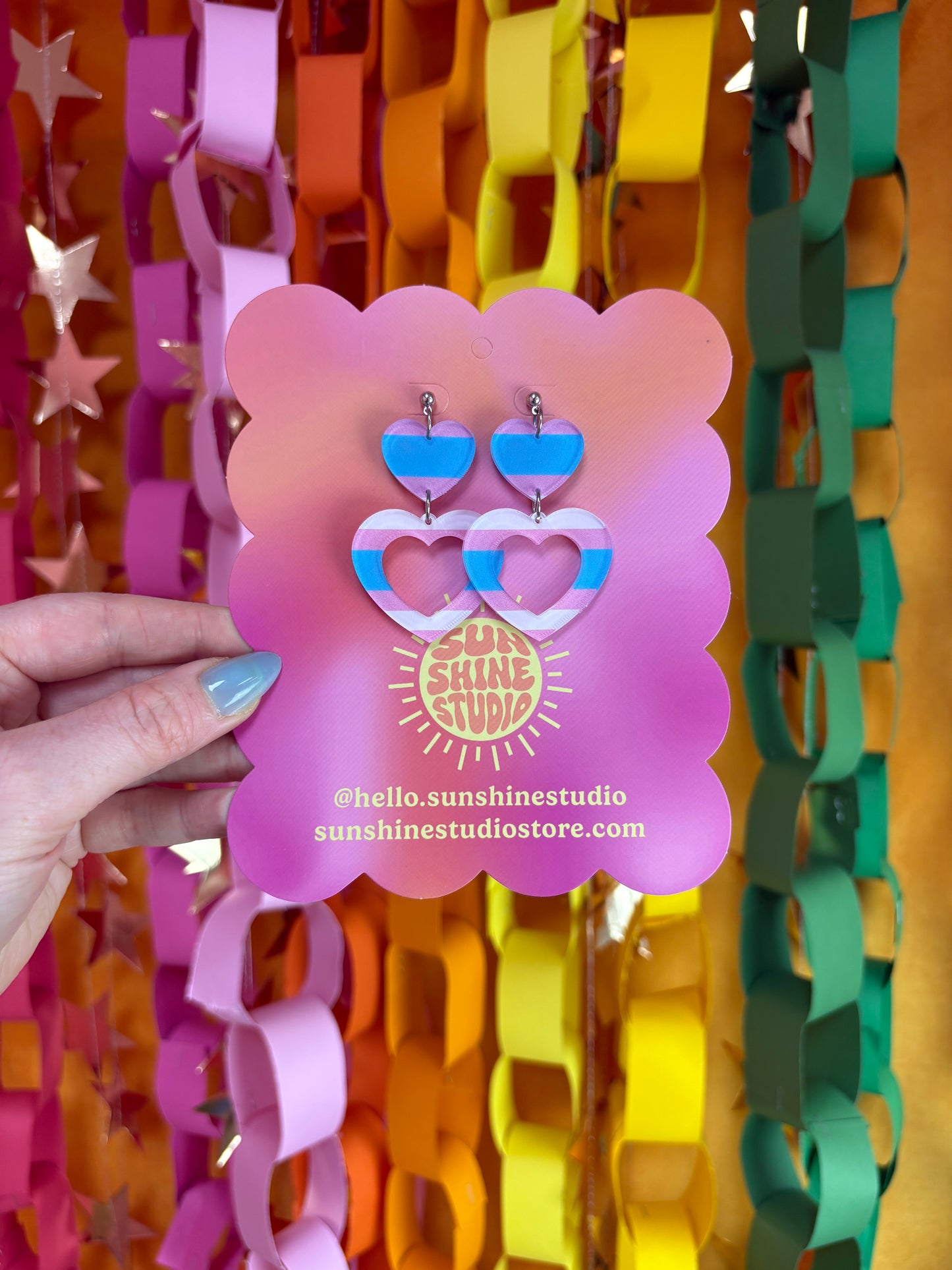 Love is Love Heart Cutout Earrings