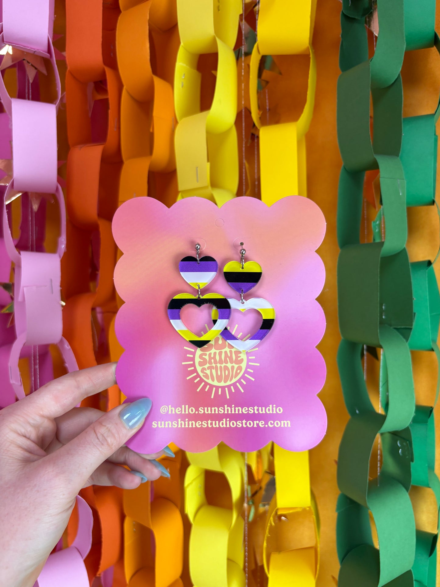 Love is Love Heart Cutout Earrings