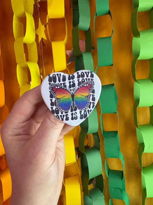 Love is Love Butterfly Pin