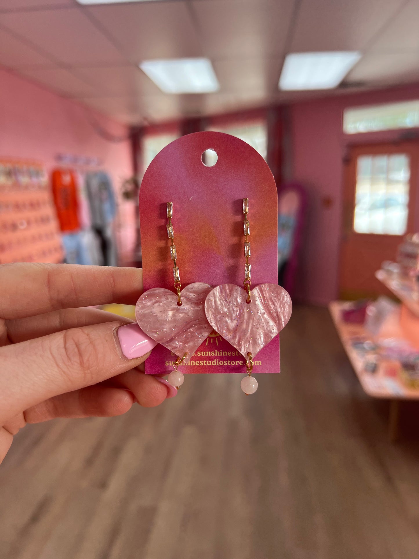 Sweet Love Heart Earrings