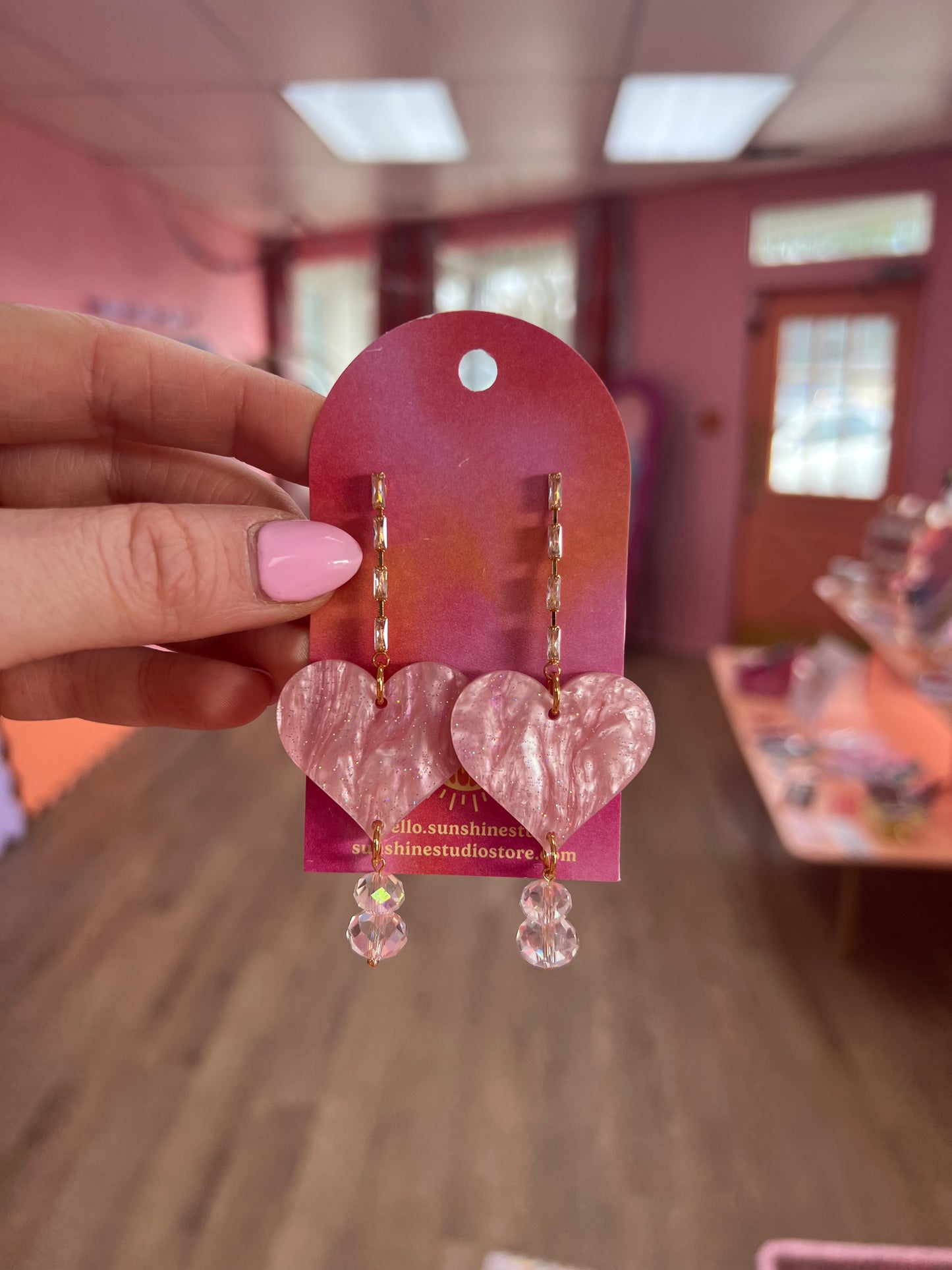 Sweet Love Heart Earrings